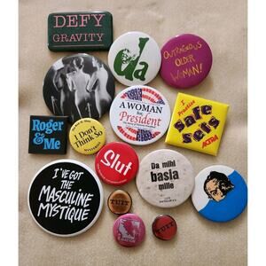 15 Movie Film Misc Promotional Buttons